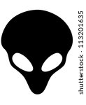 Alien Head Symbol