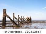 essex uk southend low tide at...