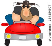 stock-vector-funny-man-driving-red-small-car-vector-isolated-illustration-159354977.jpg