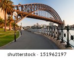 sydney harbour bridge in a...