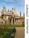 royal pavilion with garden and...