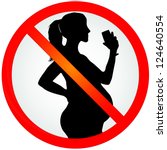 stock-vector--no-alcohol-for-pregnant-wo