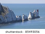 the famous needles on the south ...