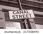 canal street sign  manchester ...