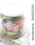 Small photo of New yorker food, jar salad