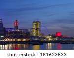 view of the river thames with...