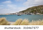 view of barmouth harbour and...
