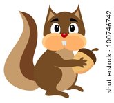 Baby Cartoon Squirrel