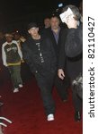 Small photo of LOS ANGELES - NOV 6: Eminem at the premiere of '8 Mile' at the Mann Village Theater on November 6, 2002 in Los Angeles, California