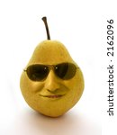 pear with face