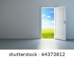 Looking Out A Door Free Stock Photo - Public Domain Pictures