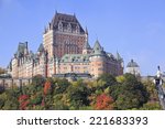 chateau frontenac in autumn ...