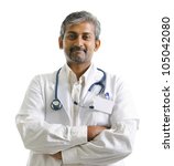 Nudist Pageant Videos :: 100% Authentic, Naturist Lifestyle stock photo indian mature male doctor crossed arms on white background 105042080 Nudist Pageant Videos :: 100% Authentic, Naturist Lifestyle