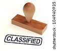 Classified Rubber Stamp