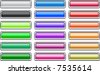 stock vector : A lot of metal buttons. Vector illustration.