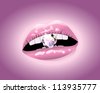 pink gem lips