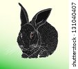Bunny. - stock vector