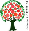 Cartoon Grapefruit Tree