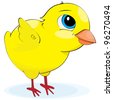 Yellow Chicken Cartoon