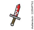 Cartoon Bloody Sword