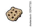 Chocolate Chip Cookies Stock Vector Illustration 97832486 : Shutterstock