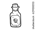 poison bottle cartoon