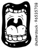 Cartoon Mouth Screaming