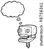 robot head cartoon