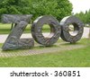 stock photo : Zoo sign