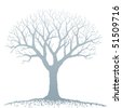 Bare Tree Stock Vector Illustration 66028843 : Shutterstock