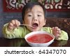 Baby Eating Soup