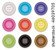 collection of clothes buttons.