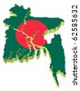 Bangladesh Map 3D