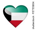 kuwait heart flag