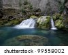 Beautiful Turquoise Waterfall