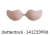 Silicon or silicone bra for shape up your breast - stock photo
