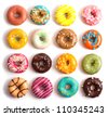 Colorful Donuts - stock photo