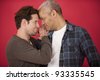 Ralated image Extreme sex stock photo happy gay couple in love on red background 93335545 Ralated image Extreme sex