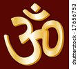 Simbología, parte 1 Stock-photo-hinduism-symbol-golden-aumkar-symbol-of-hindu-faith-on-a-crimson-background-17656753