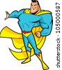 Set Of Pixel Art Posing Superheroes Stock Vector Illustration 157972727