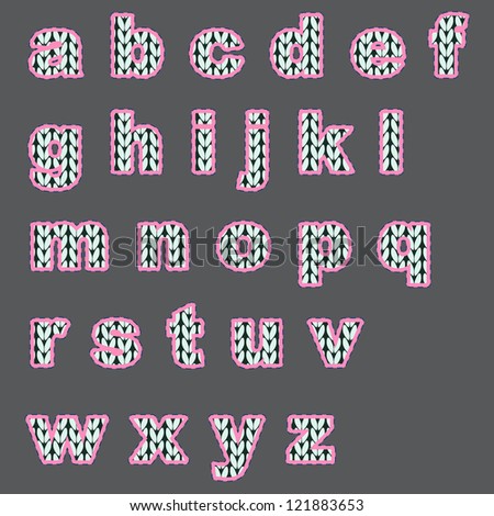 Alphabet Polka Dots Original Letter Design Stock Illustration 56520619 ...