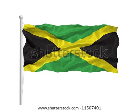 Hand Drawn Sketch Illustration Flag Jamaica Stock Vector 201380381 ...