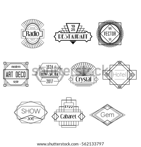 deco car logo deco vector badges logos stock vector 562133785 deco car logo deco vector badges logos stock vector 562133785