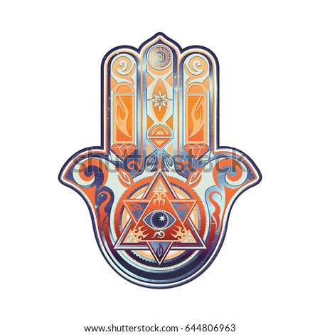Egyptian Hand With Eye Egyptian Hand With Eye
