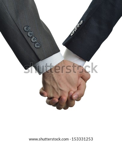 Two Men Holding Hands Stock Photo 500272810 - Shutterstock