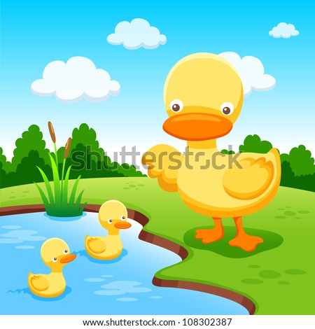 Illustration Cartoon Crocodile Swimming Stock Vector 122181592 ...