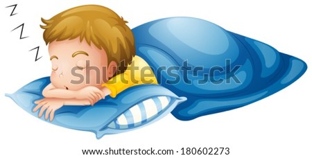 Illustration Girl Sleeping Bag Stock Vector 248005921 - Shutterstock