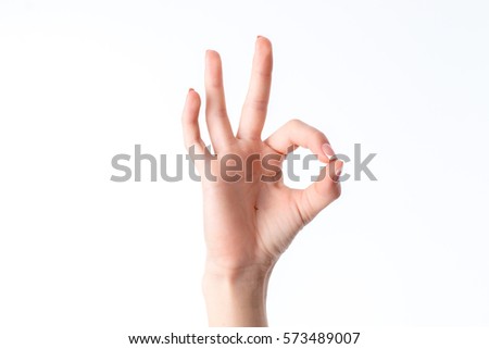 Gesture Raised One Finger Stock Photo 572370007 - Shutterstock