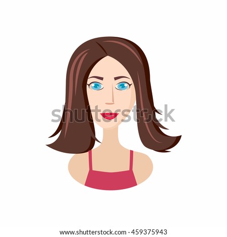 Young Brunette Woman Crossing Arms Says Stock Vector 507887872 ...