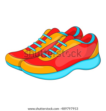 Vector Icon Shoes Training Running Shoe Stock Vector 291394403